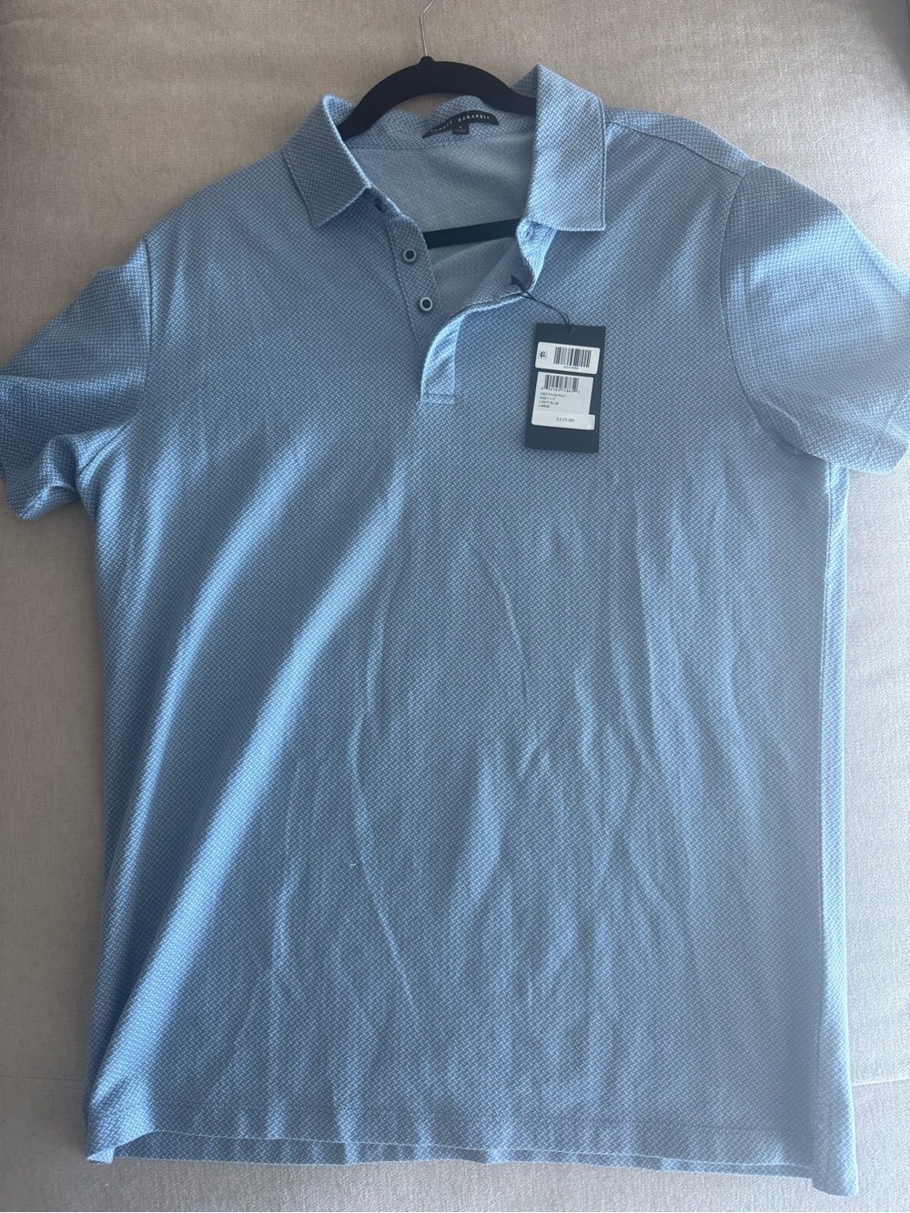 Robert Barakett Light Blue Men's Polo Shirt